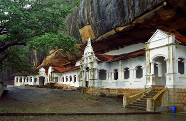 Temple cave, Dambulla, Sri Lanka