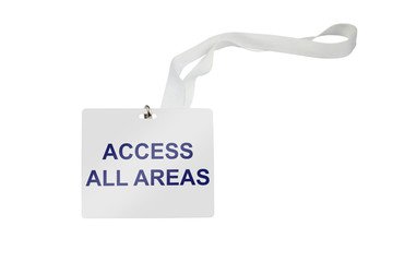 Access all areas pass