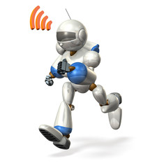 Robot running