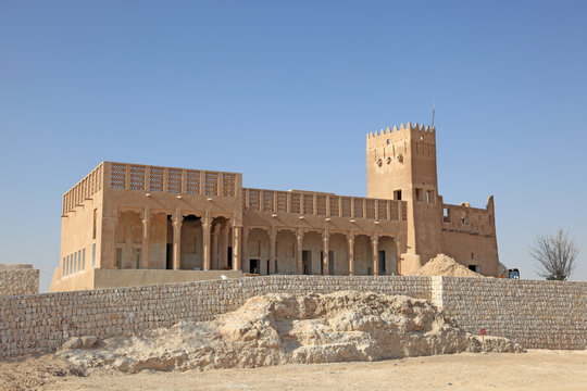 Historic fortress in Doha, Qatar, Middle East