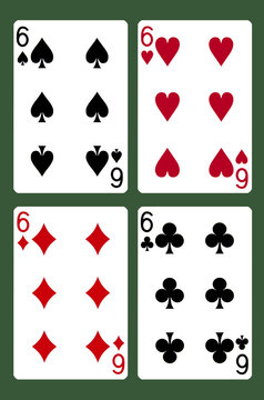 six cards
