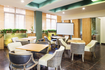 interior of a restaurant