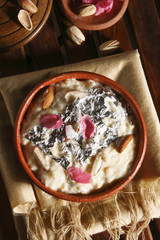 Firni - Rice Pudding – a dessert from Indian Subcontinent