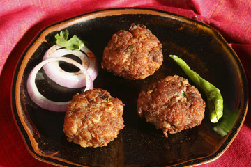 Kacche Kebab - a dish from Hyderabad