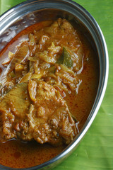 Kerala fish curry - fish in a tangy coconut curry