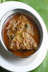 Kerala fish curry - fish in a tangy coconut curry