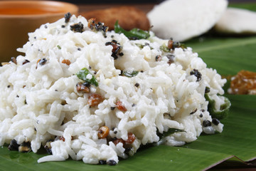 Curd Rice – A Rice mixed with yogurt and seasoning