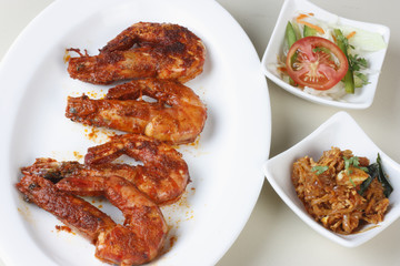 Fried Prawns - A snack from Goa in Western India