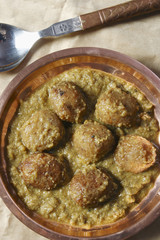 Chanar dalna - a popular gram and potato based dish from eastern