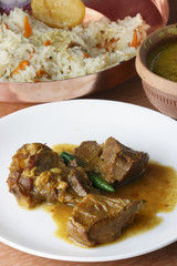 Mangsherkari – a Bengali dish