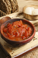 Tomato Oambal Chutney - A dish from Nagaland.