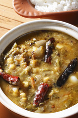 Akukura is a famous vegetarian dish made from green leaves