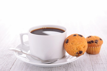 coffee cup and muffin