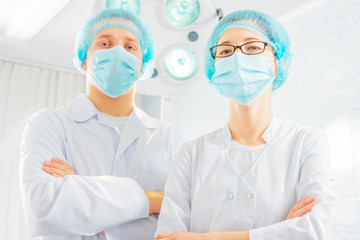 Two surgeons doctors