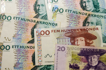 Swedish banknotes