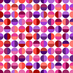 Seamless pattern with colorful geometric shapes