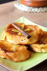 Torrijas. French toast. Pain perdu