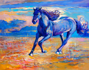 Blue horse © Boyan Dimitrov