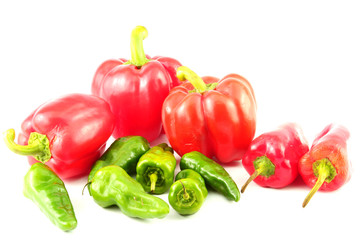 two kind of sweet pepper
