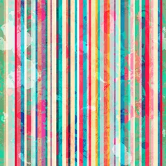 Behang gekleurde lijnen naadloos patroon met vlekkeneffect © gudinny