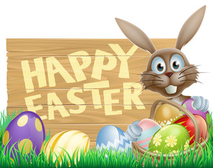 Happy Easter rabbit