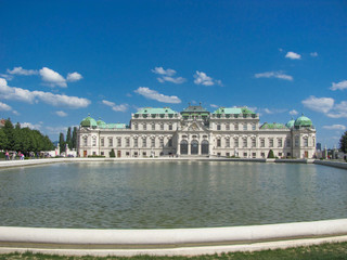 Fototapeta na wymiar Belvedere wien austria