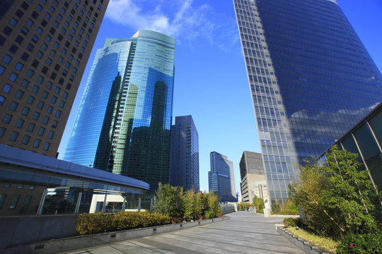 Skyscrapers in Shiodome