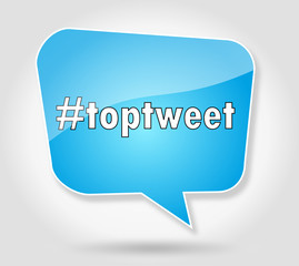 hashtag toptweet