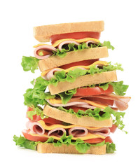 Fresh toast sandwich.