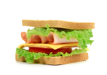 Fresh toast sandwich.