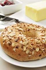 seed brown bagel