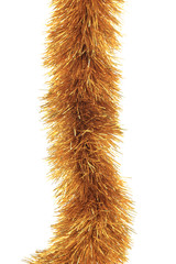 Christmas golden tinsel. © indigolotos