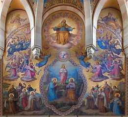 Poster Vienna - Big fresco from presbytery of Carmelites church © Renáta Sedmáková