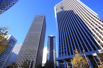 Obraz premium Buildings in Shinjuku Subcenter Area