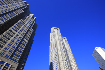 Fototapeta premium View around Tokyo Metropolitan Government Office