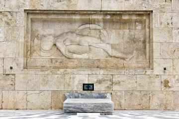 Badkamer foto achterwand the uknown soldier monument in Athens © smoxx