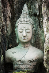 Old buddha statue