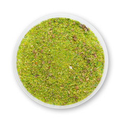 Heap ground Svanuri marili isolated on white background