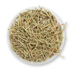 Heap rosemary isolated on white background