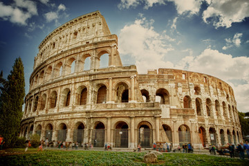 Naklejka na ściany i meble Colosseum in Rome, Italy