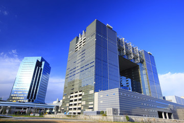 Obraz premium Skyscraper around Daiba