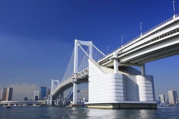 Rainbow Bridge and blue sky