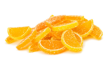 jelly slices isolated
