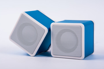 musical columns isolated on a white background