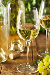 Refreshring White Wine in a Glass