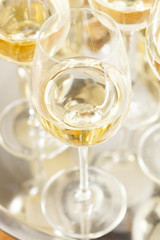 Refreshring White Wine in a Glass