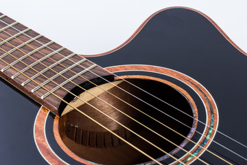 Obraz premium acoustic guitar detail