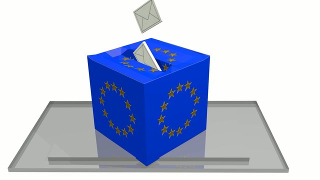 Europawahl Animation 3D