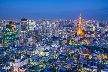 Fototapeta na wymiar Tokyo Cityscape