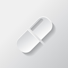 Medical pills icon